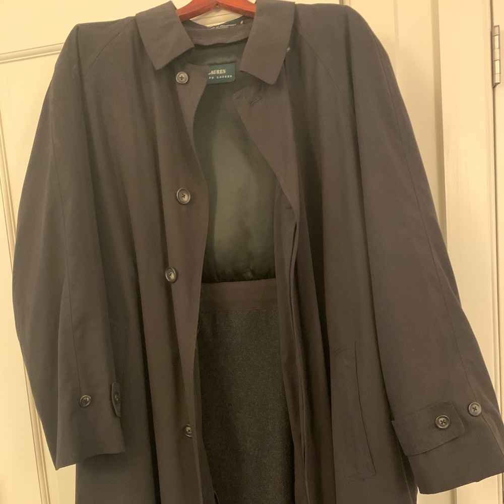 Ralph Lauren wool lined rain coat